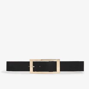 Express Accessories - Express Oversized Rectangle Buckle Belt Express Accessories - Express Oversized Rectangle Buckle Belt